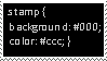 stamp described in css
